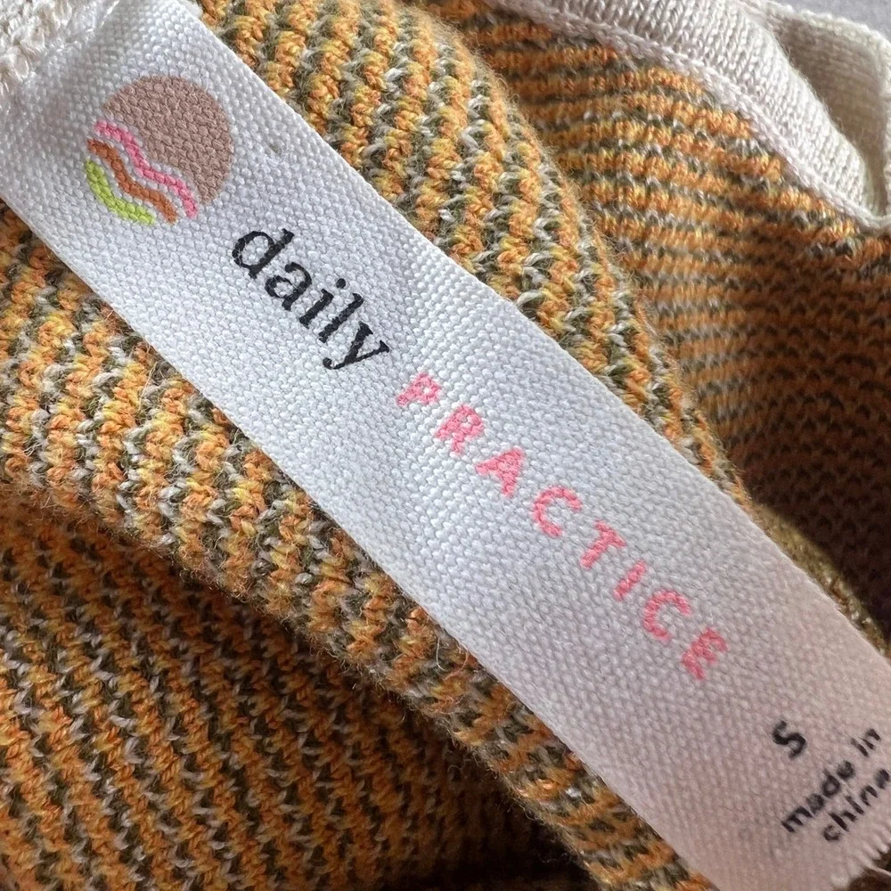 Daily Practice by Anthropologie Hazy Daze Pullover Sweater Sz S - Picture 7 of 8